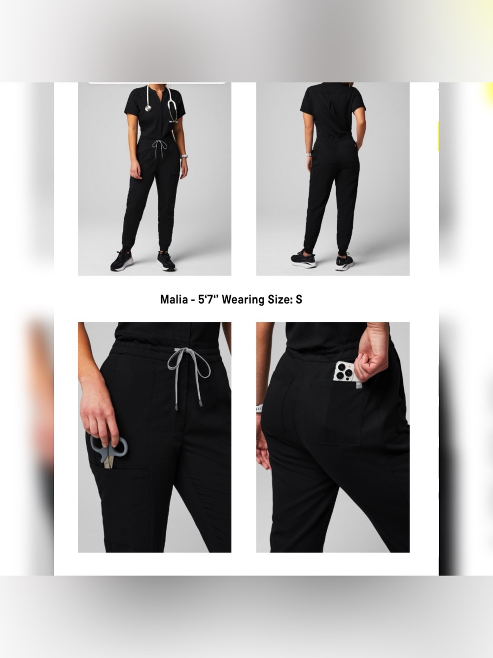 Fabletics Scrub Jumpsuit - Picture 2 of 2